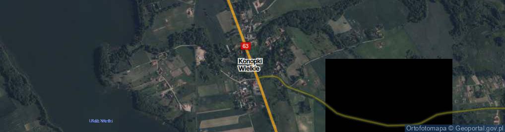 Zdjęcie satelitarne Konopki Wielkie ul.